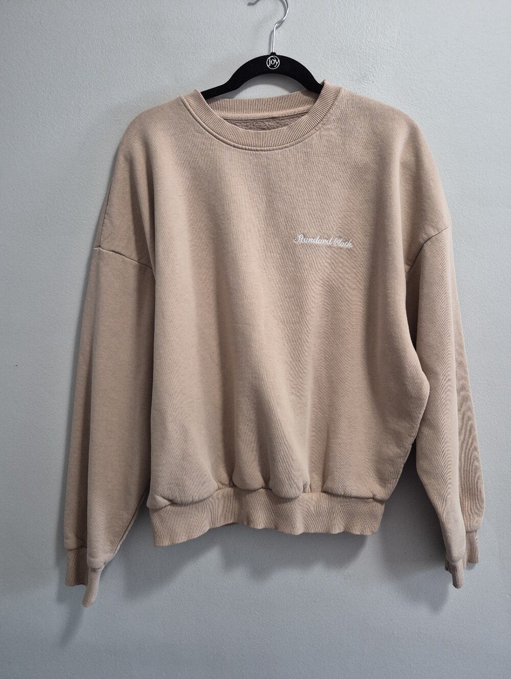 Standard Cloth Embroidered Crewneck Sweatshirt Unisex Size Medium